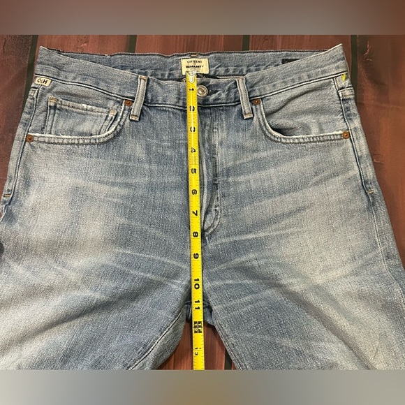 Citizens of Humanity Cora Crop Relaxed Undone Hem
Premium Button Fly Jeans Sz 27 - Picture 6 of 13